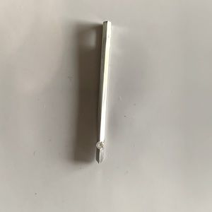 10K White Gold Pendant with Diamond